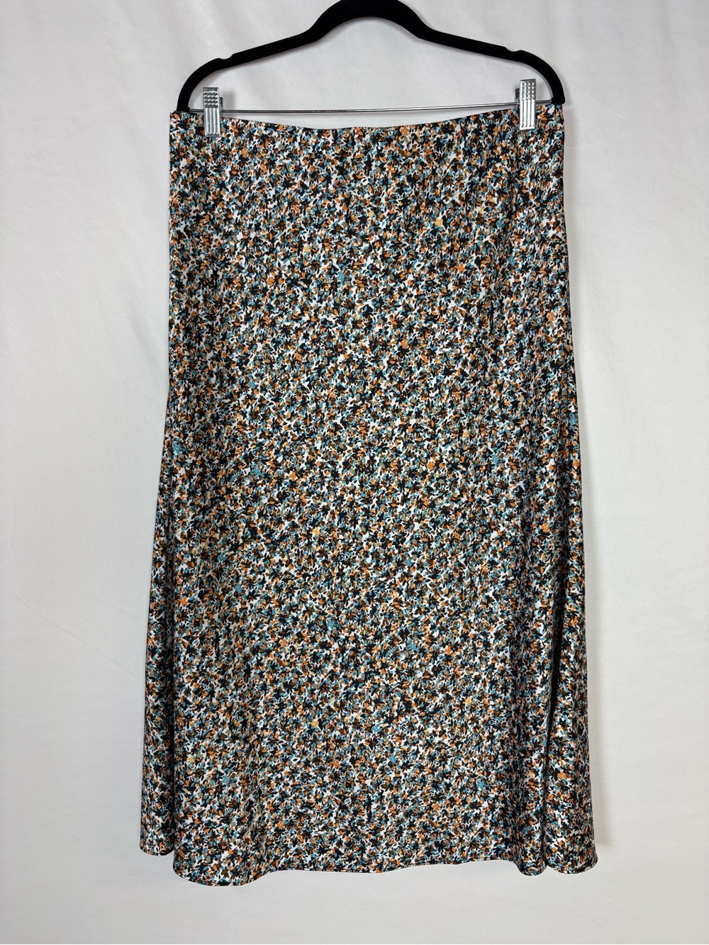 LOFT Floral Maxi Skirt in Cream and Black - Picture 2 of 7